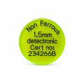 Certified non-ferrous metal detector test ball